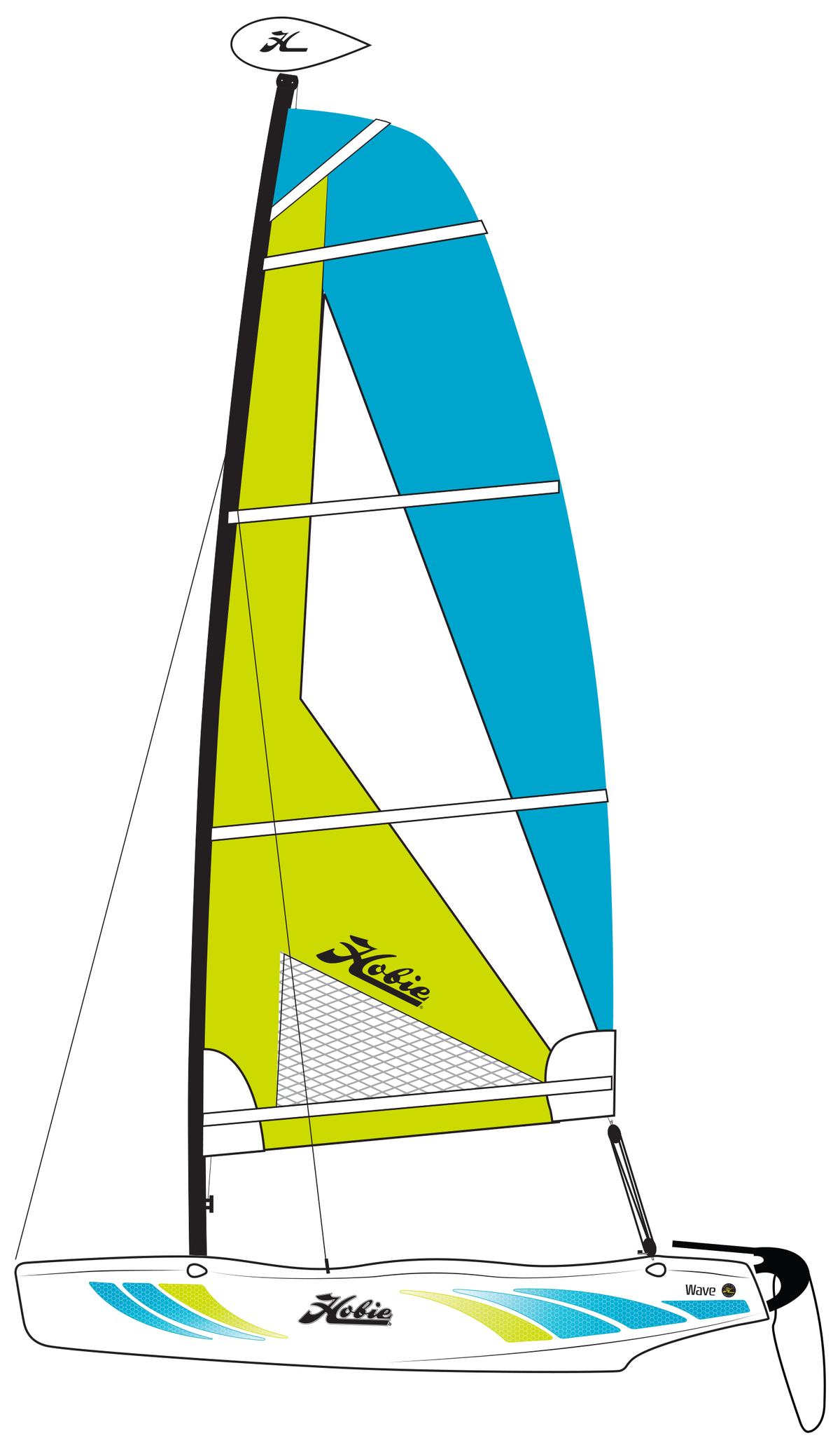 Hobie Club Wave Sailboat | SKU: 13CGMMA