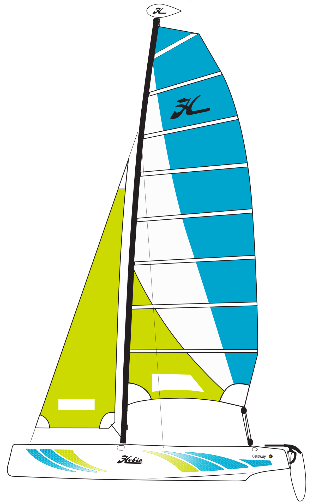 Hobie Getaway Sailboat | SKU: 16GGMMAW