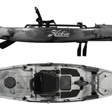 Hobie Fishing Kayak Pro Angler 14 180 Dune Camo Top and Side View | SKU: 85261019-22
