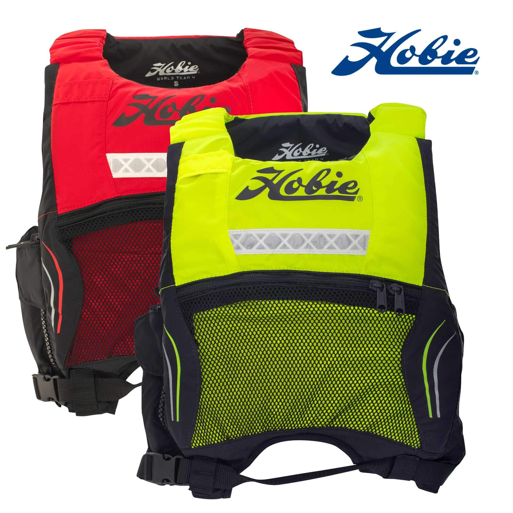 Hobie PFD World Team 4 2018 In Red And Yellow | SKU: PFD-WT42018RED-XL