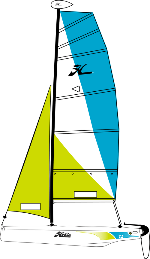 Hobie T1 Catamaran - Rotomoulded Sailboat