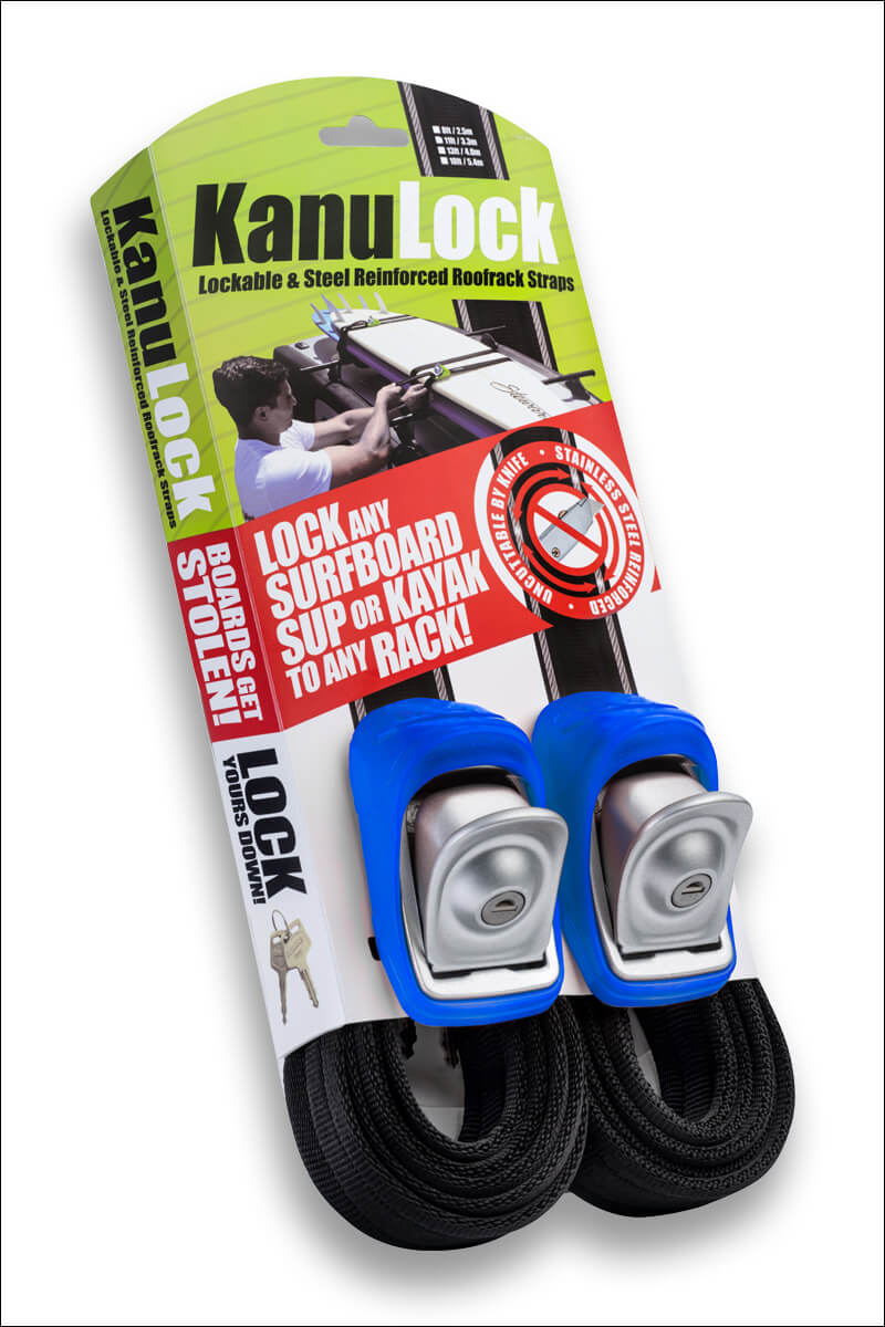 Kanulock Lockable Tie-Downs Blue 18foot / 540cm | SKU: RTL-KAN5400