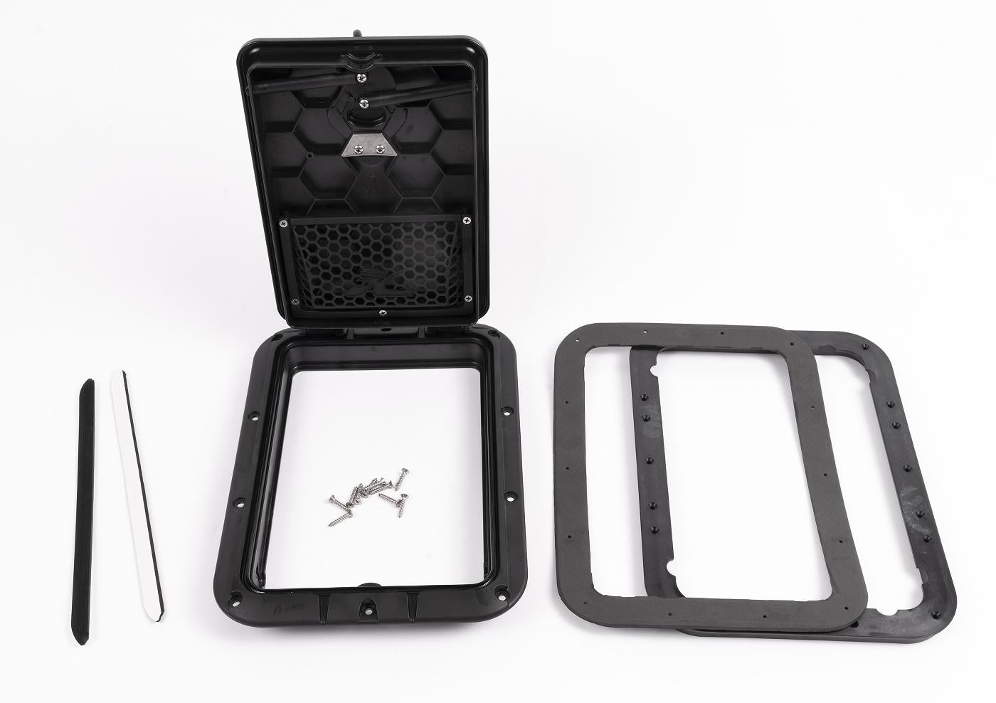 vertical rectangular hatch kit included parts exploded | SKU: 77701801