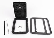 vertical rectangular hatch kit included parts exploded 